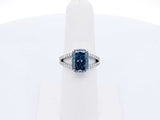 4.11 Cttw Lab Grown & Natural Diamond 14k White Gold Ring Size 6.5 Fw1023pesrdu