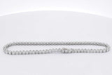4.02cttw Lab Grown Diamond Tennis Bracelet 14k White Gold 6.1g 7 In Eb0326lwxzsa