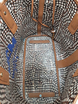 Mcm Liz Reversible Visetos Cognac Tote Bag Eb0526wxzsa