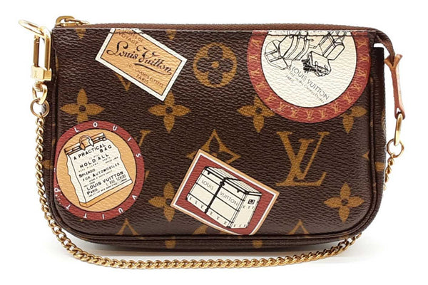 Louis Vuitton Monogram Patch Mini Pochette Accessory Eb1025wxzde