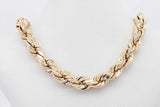 10k Yellow Gold Rope Chain Necklace 17.8 Grams 22 Inch Eb0826sxzsa