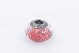 Pandora Disney Snow White Red Fluorescent Murano Glass Charm 925 3.3g Eb0425isa