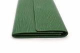 Louis Vuitton Green Epi Leather Sarah Wallet Eb1026lxzsa