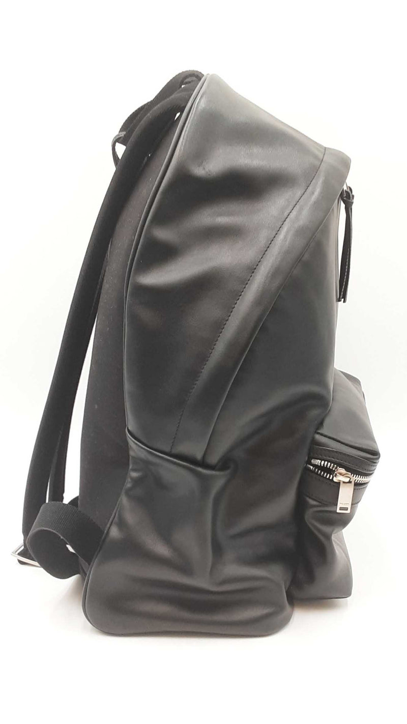 Saint Laurent City Black Calf Leather Backpack Sd0725przdu