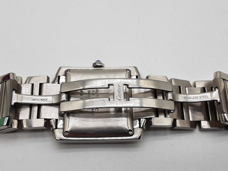 Cartier 2302 28mm Tank Francaise Steel Automatic Watch Do0525oxzxde