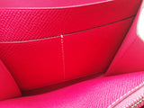 Hermes Constance Slim Rose Tyrien Pink Epsom Palladium Wallet Do0126wxzxde