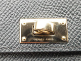 Hermes Kelly Multi Pocket To Go Gray Epsom Palladium Crossbody Bag Do0125loxzxde