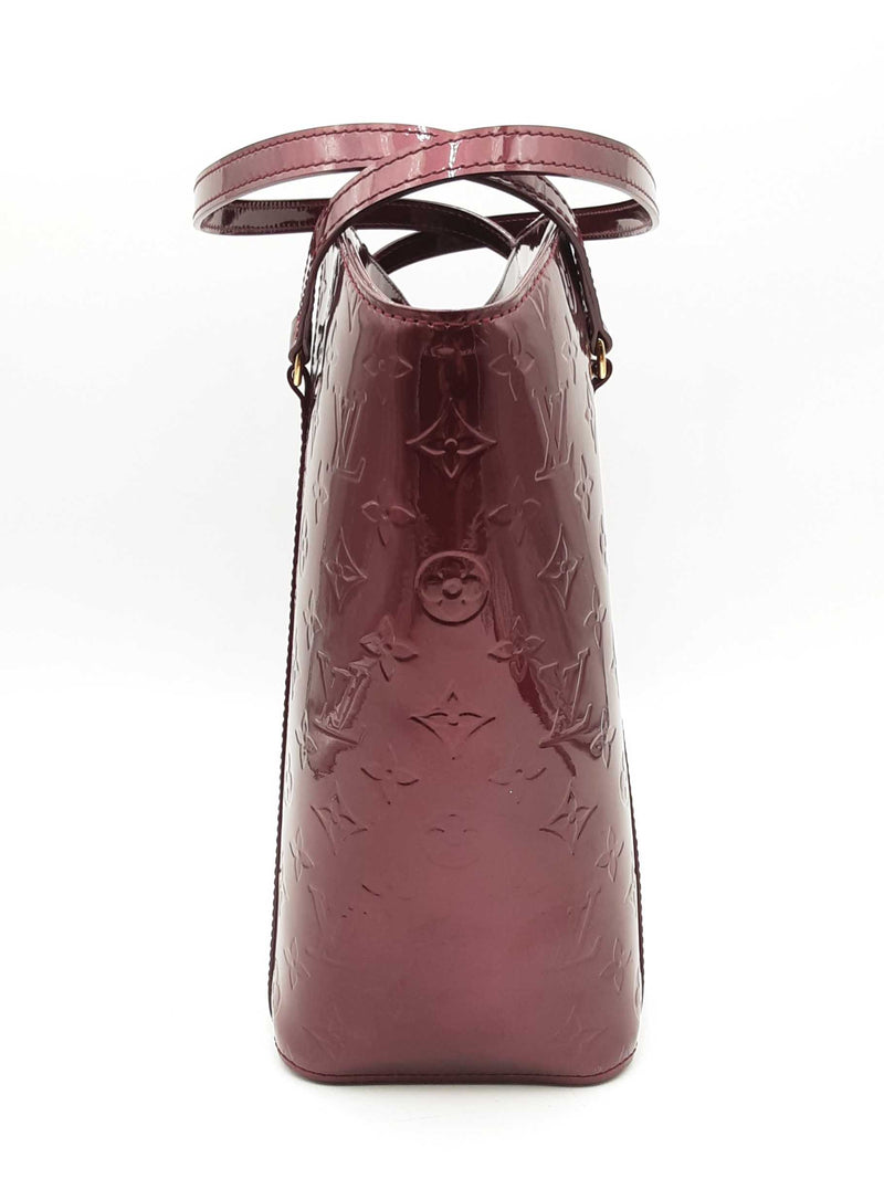 Louis Vuitton Vernis Avalon Mm Burgundy Shoulder Bag Sd0825pzxsa