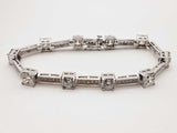10.0 Cttw Lab Grown Diamonds 14k Wg 22.1g Tennis Bracelet 7.25 In Do0526ocrrde