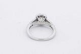 1.03cttw Diamond 14k White Gold Ring 3.6 Grams Size 5.5 Eb0626pxzsa