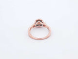 .22 Cttw 14k Rose Gold Cluster Ring 4.3 Grams Size 7 Fw0125ocrdu