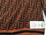 Fendi Ff Motif Orange Sweater Size Xxl Aa0525wzxsa