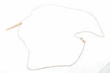 0.34cttw Diamond Pendant Necklace In 14k Yellow Gold 3 Grams 20 Inch Eb0926oxzsa