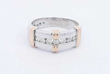 0.21cttw Diamond Ring In 14k White Gold 7.4 Grams Size 7.25 Eb0326pcxdu