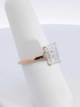 2.60 Ct Lab-grown Diamond & 14k Gold Ring With Cert 2.6 Gram Size 7 Fw0326sxzdu