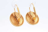 Chanel Gold Tone Cc Logo Lever Back Earrings 5.5 Grams Eb1124lxzdu