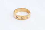 Diamond Ring In 18k Yellow Gold 4.1 Grams Size 7.5 Eb0824lixsa