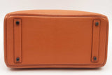 Hermes Birkin 32 Hac Dark Orange Leather Eb1025cxxzsa