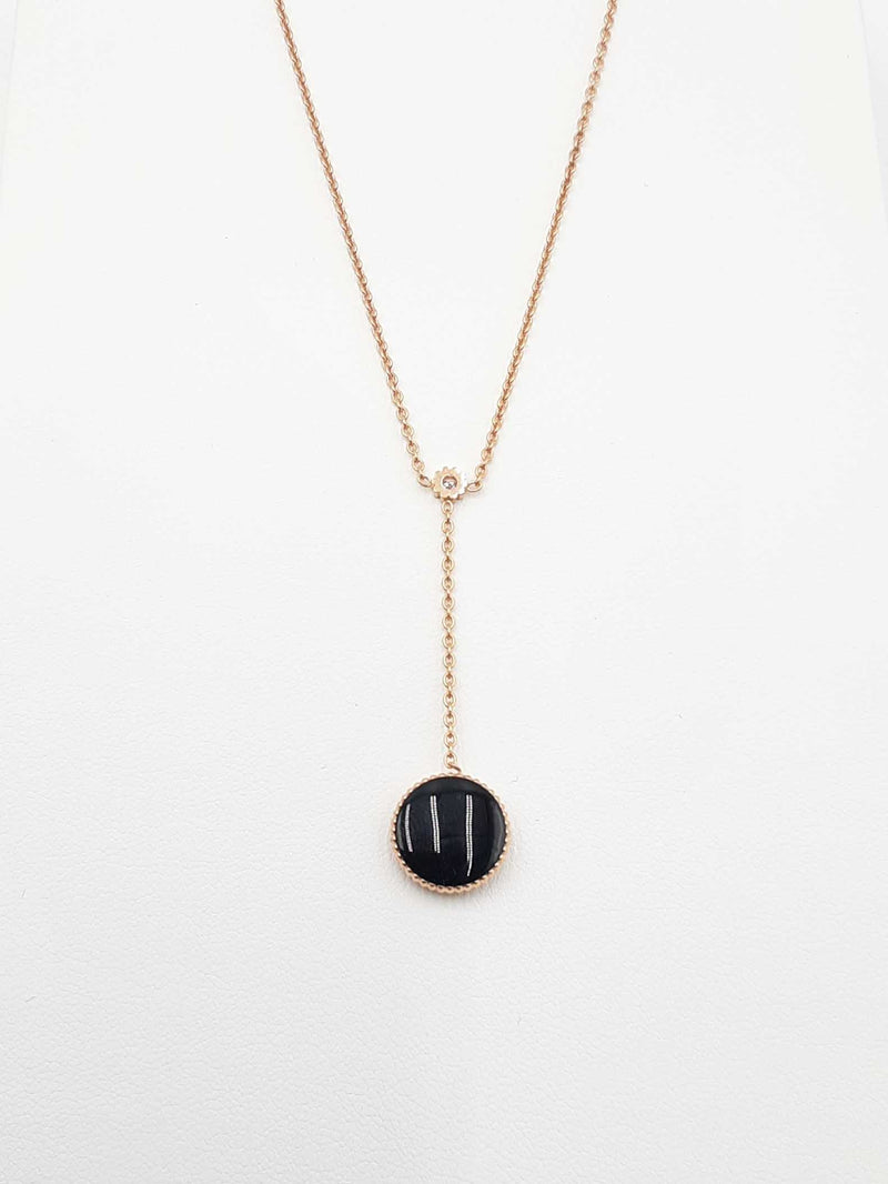 Christian Dior Rose De Vents Necklace In 18k Gold 4.9 Grams 16 Inch Fw0925lxzxdu