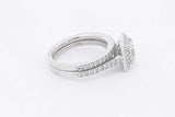 1.1cttw Diamond Ring In 14k White Gold 6.1 Grams Size 5.5 Eb0425srxsa