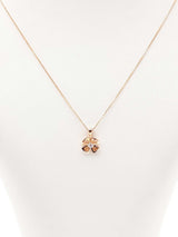 Bvlgari Fiorever Diamond & 18 Rose Gold Pendant Necklace 4.2 Grams 18 Inch Fw0726wpxdu