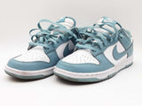 Nike Dunk Low Denim Turquoise Sneakers Size 9 Sd0826pzdu