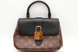 Louis Vuitton Locky Bb Monogram & Black Leather Top Handle Bag Eb0426cxzde
