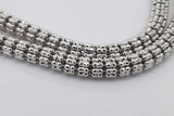 14k White Gold Diamond Cut Rope Chain Necklace 32.5 Grams 26 Inch Eb0726olxzsa