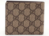 Gucci Gg Supreme Canvas Bi Fold Wallet Beige / Tan Aa0826lrzsa