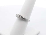 0.59 Cttw Diamond & 95% Platinum Three-stone Ring 5.7 Grams Size 7 Fw0525ocrdu