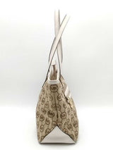 Michael Kors Cream Logo Tote Beige / Tan Handbag Aa0326ozsa