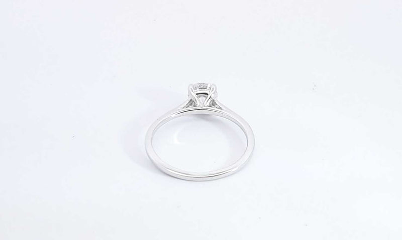 14k White Gold Lab Grown Diamond Solitaire Ring Size 6.5 Ebprxdu 144030004787