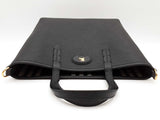 Burberry Mini Bloomsbury Black Leather Calico Reversible Tote Do0526rrxde