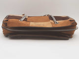 Michael Kors Astor Patchwork Suede Satchel Brown Aa0626rzsa