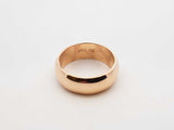 14k Yellow Gold Wide Wedding Band 6.9 Grams Size 6 Fw0425ozxdu