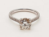 1.85 Cttw Lab Grown Diamonds 14k White Gold 2.5g Ring Size 6.25 Do0326ccrde