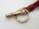 Burberry Red Patent Leather Studded Tassel Key Ring Bag Charm Do0926lxzde