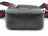 Gucci Small Messenger Bag Black Coated Canvas Aa0926pzxsa