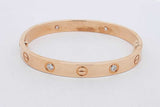 Cartier 18k Yellow Gold Diamond Love Bracelet 27.8 Grams Size 15 Eb0826cxxzsa