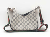 Gucci Supreme Monogram Textured Calfskin Shoulder Bag Sd0825izxsa