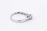 0.46ctw Diamond Ring In 10k White Gold 3.1 Grams Size 7 Eb1025lpxdu