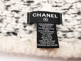 Chanel Cashmere Blend Black White Knitted Beanie Do0326wxzde