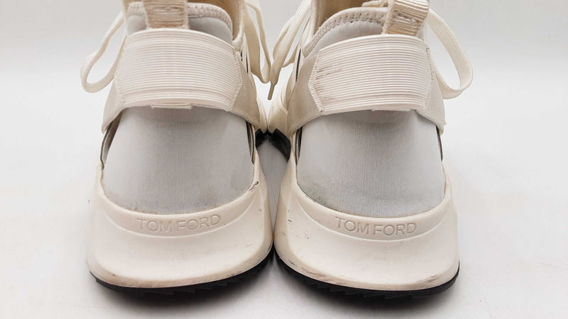 Tom Ford Jago Sneakers In White Size Eu 37.5 Us 7 Fw0725lzdu