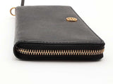 Tory Burch Saffiano Leather Wallet Black Aa0826izsa