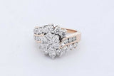 1.2cttw Diamond Ring In 14k Yellow Gold 8.8 Grams Size 5 Eb0926sxzde
