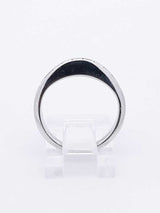 1.0 Ctw Channel-set Diamond & 18k White Gold Ring 4 Grams Size 5 Fw0925osrdu