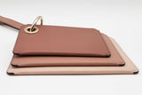 Michael Kors Tri Color Leather Trio Pouch Wristlet Wallet Eb1025orsa