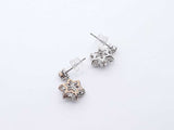 18k White Gold Diamonds Cluster Floral Earrings Lhpxzde 144010022672