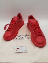 Alexander Mcqueen Oversized Red Leather Sneakers Size 42 Eb0626lxzsa