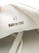 Versace Medusa Smile Sneakers In White Leather Size 40 Fw0626ezdu